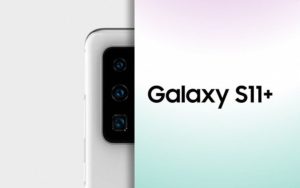 The first official image of the Samsung Galaxy S11 +