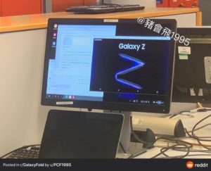 Samsung Galaxy Z Smartphone bends in two places