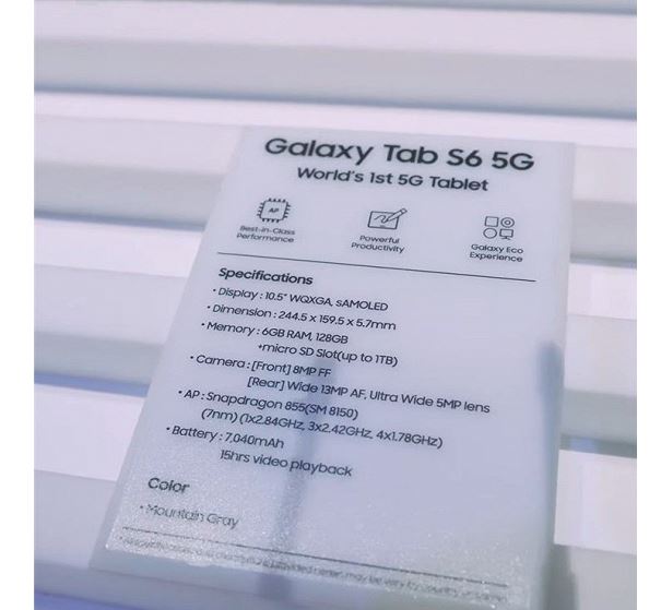 galaxy tab S6
