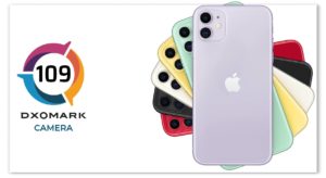 109 points DxOMark announced the iPhone 11 Pro Max front camera scoreannounces iPhone 11 results