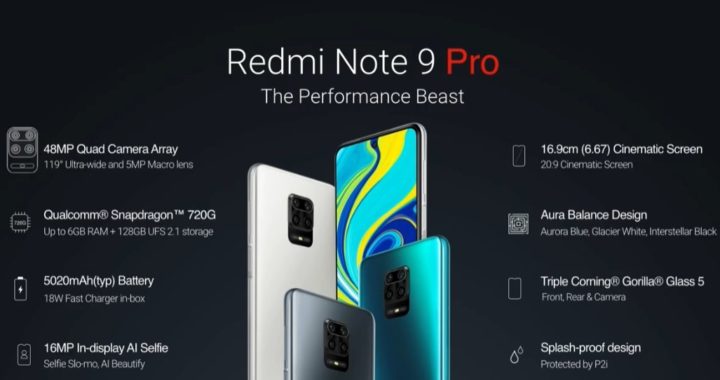 Bestseller Xiaomi Redmi Note 9 Pro Max introduced