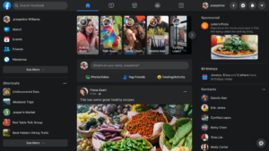 Facebook, has finally got a new design and a dark theme