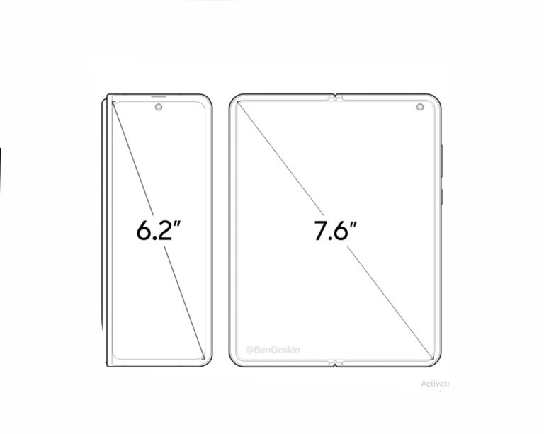 samsung fold dimensions