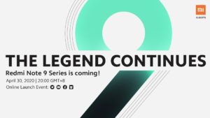 Xiaomi Redmi Note 9: International launch of a new model on April 30