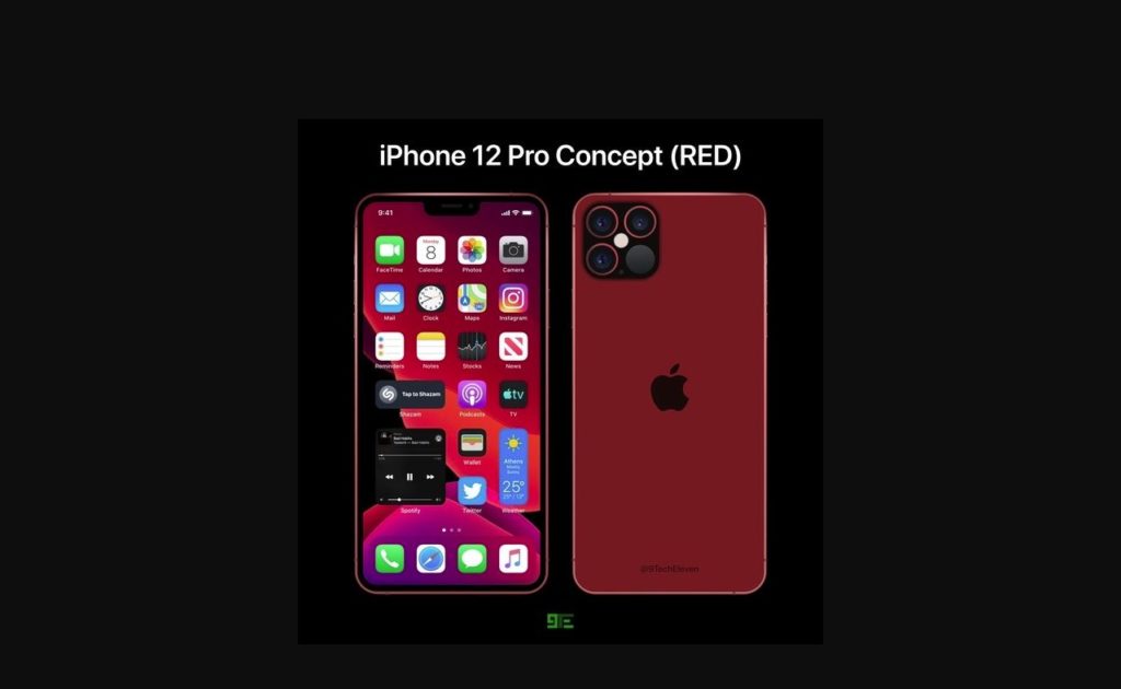 IPhone 12 Pro concept debut in red version: