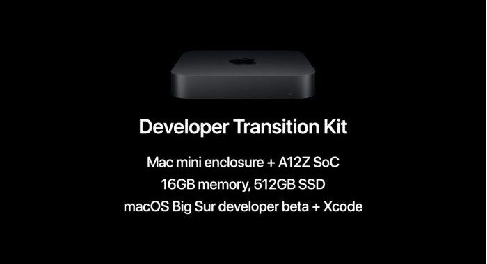 Some developers have received a custom Mac mini equipped with an A12Z chip