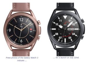 Galaxy Watch 3: Official pictures indicate the launch date