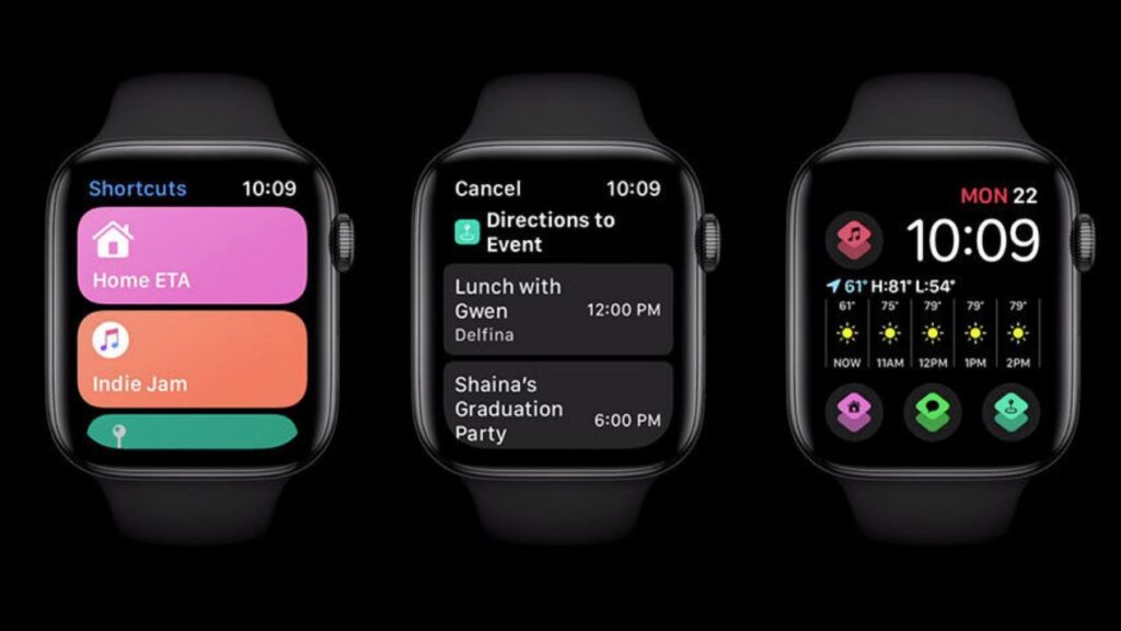 watchOS 7 supports Apple Watch to run shortcut commands locally