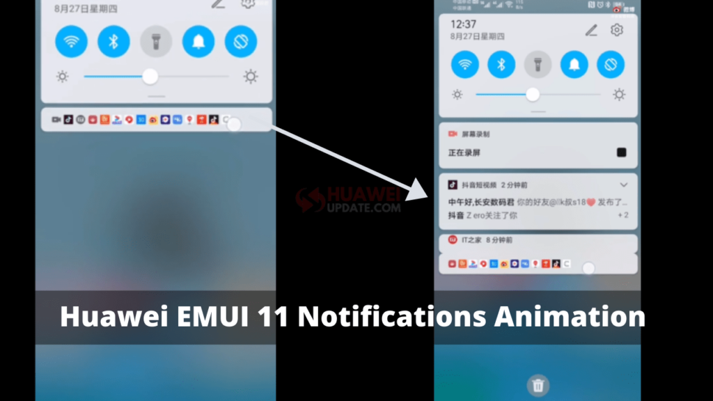 Huawei EMUI 11 animation design Leaked