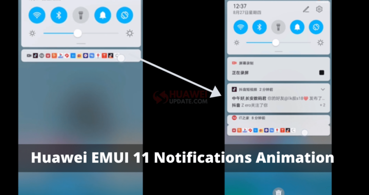 Huawei EMUI 11 animation design Leaked