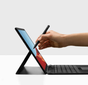 Microsoft launches new eye contact function for the Surface Pro X.