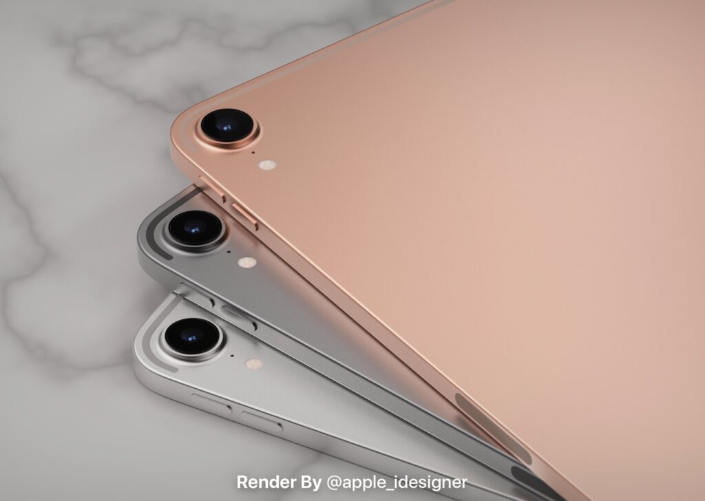 iPad Air 4 renders Leaked with Full-screen design uses USB-C interface